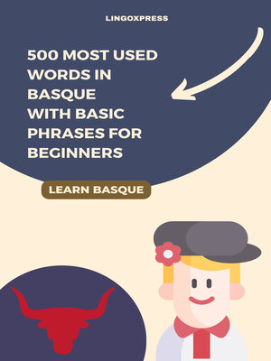 cover image of 500 Most Used Words in Basque With Basic Phrases for Beginners
